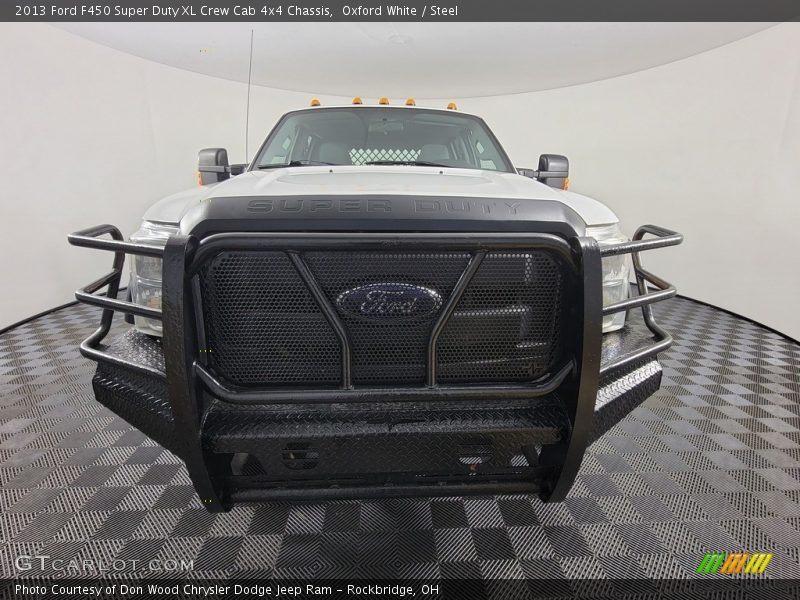 Oxford White / Steel 2013 Ford F450 Super Duty XL Crew Cab 4x4 Chassis