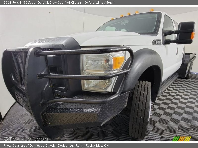 Oxford White / Steel 2013 Ford F450 Super Duty XL Crew Cab 4x4 Chassis