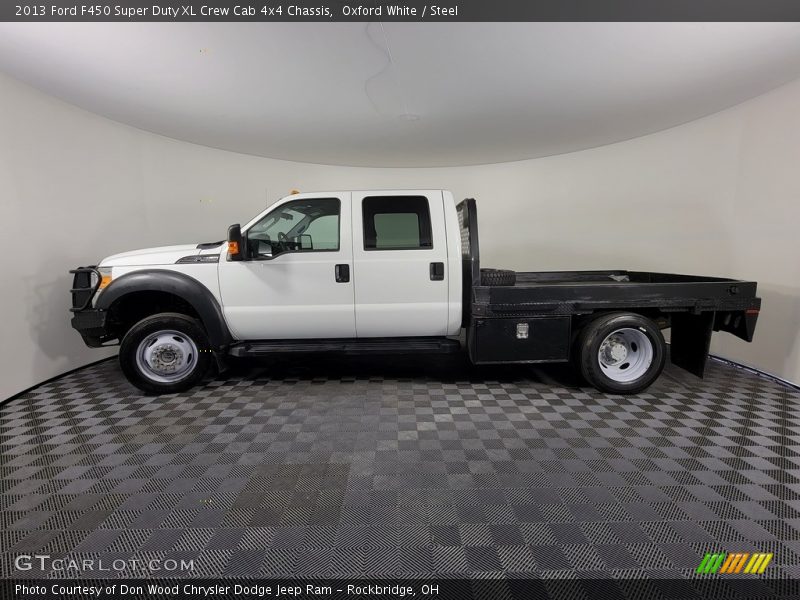 Oxford White / Steel 2013 Ford F450 Super Duty XL Crew Cab 4x4 Chassis