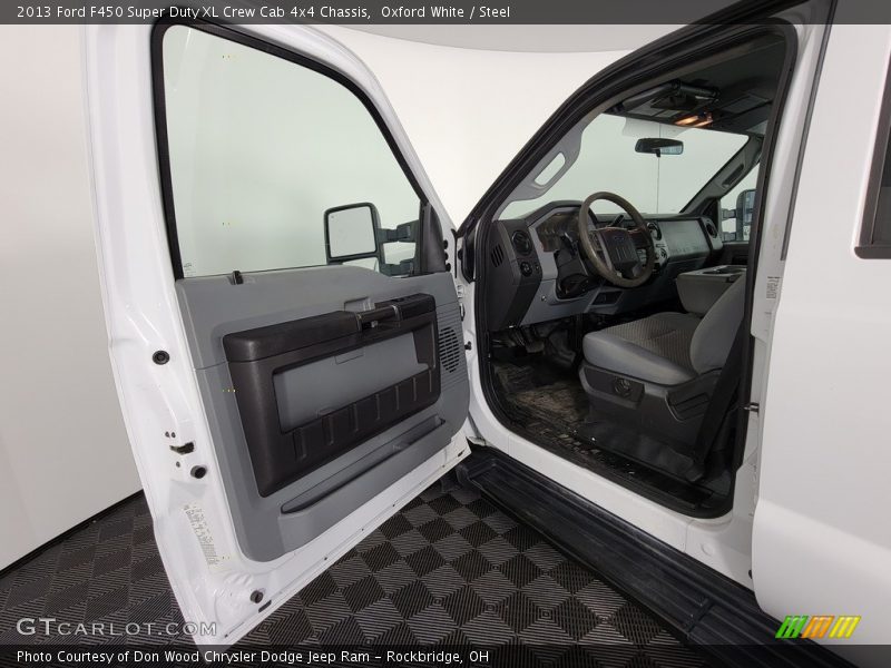 Oxford White / Steel 2013 Ford F450 Super Duty XL Crew Cab 4x4 Chassis