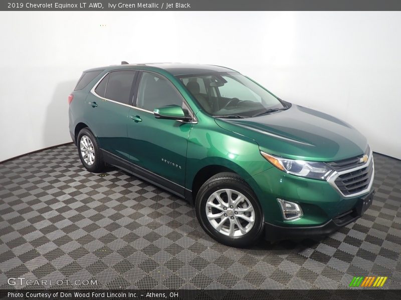 Ivy Green Metallic / Jet Black 2019 Chevrolet Equinox LT AWD