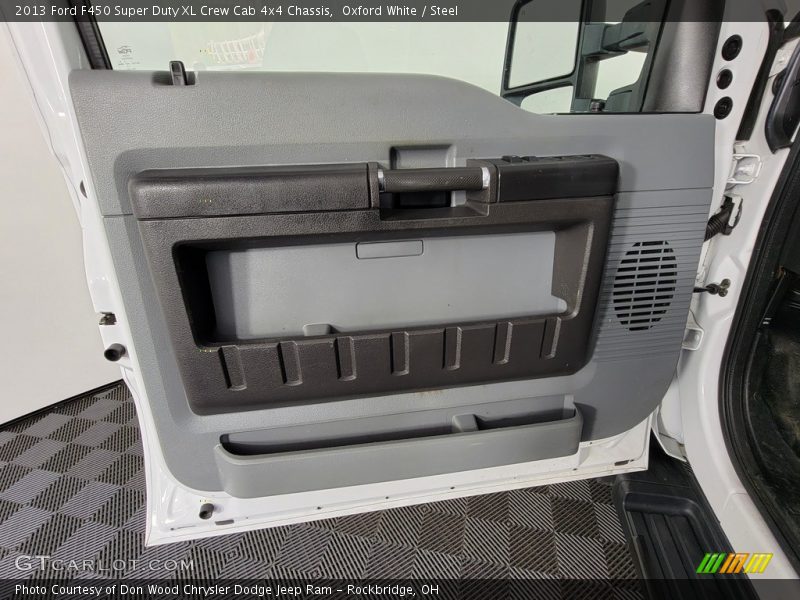 Oxford White / Steel 2013 Ford F450 Super Duty XL Crew Cab 4x4 Chassis