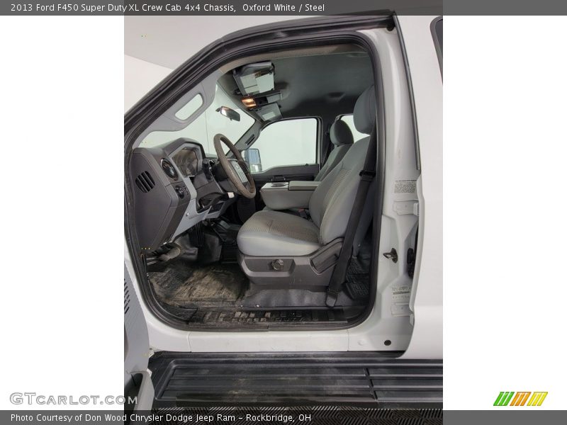 Oxford White / Steel 2013 Ford F450 Super Duty XL Crew Cab 4x4 Chassis