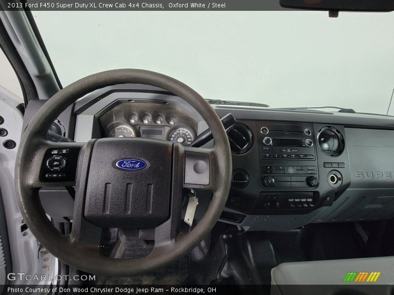 Oxford White / Steel 2013 Ford F450 Super Duty XL Crew Cab 4x4 Chassis