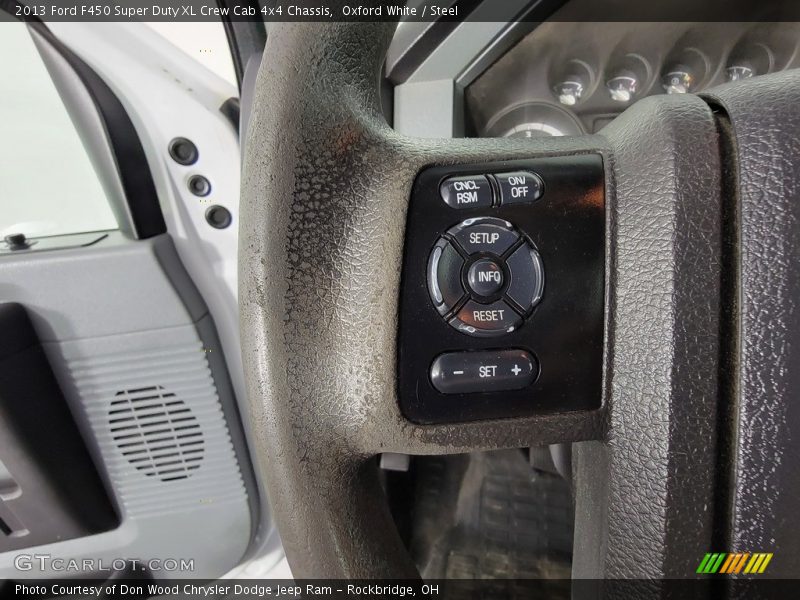 Oxford White / Steel 2013 Ford F450 Super Duty XL Crew Cab 4x4 Chassis