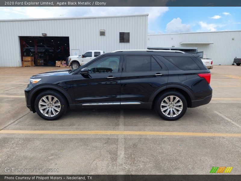Agate Black Metallic / Ebony 2020 Ford Explorer Limited