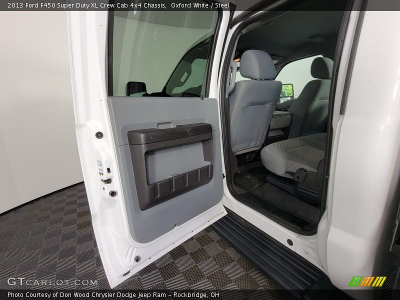 Oxford White / Steel 2013 Ford F450 Super Duty XL Crew Cab 4x4 Chassis