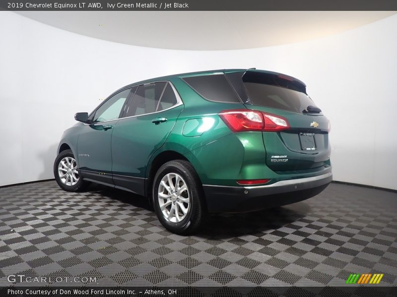 Ivy Green Metallic / Jet Black 2019 Chevrolet Equinox LT AWD