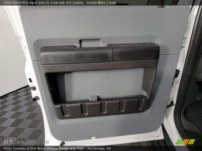 Oxford White / Steel 2013 Ford F450 Super Duty XL Crew Cab 4x4 Chassis