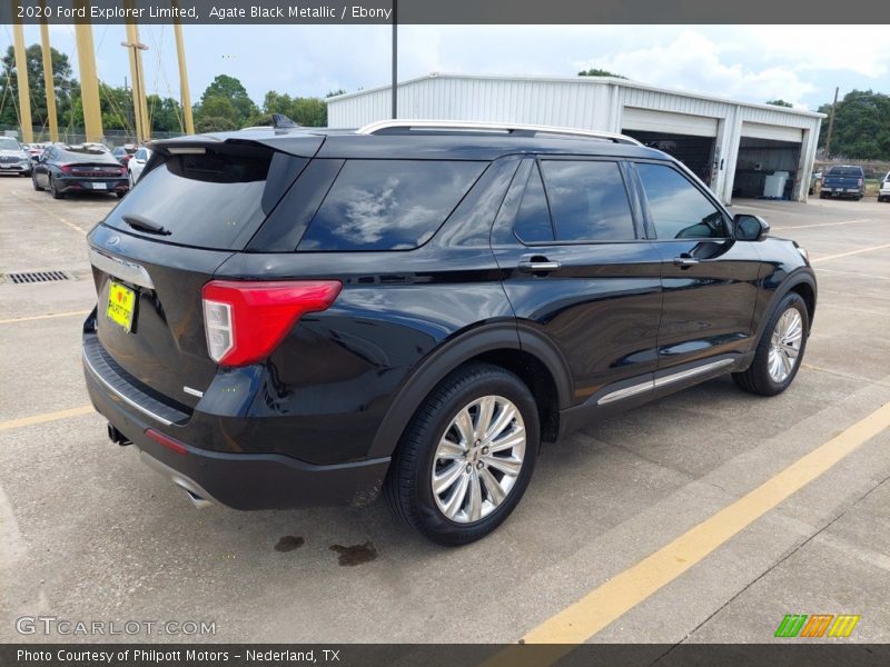 Agate Black Metallic / Ebony 2020 Ford Explorer Limited