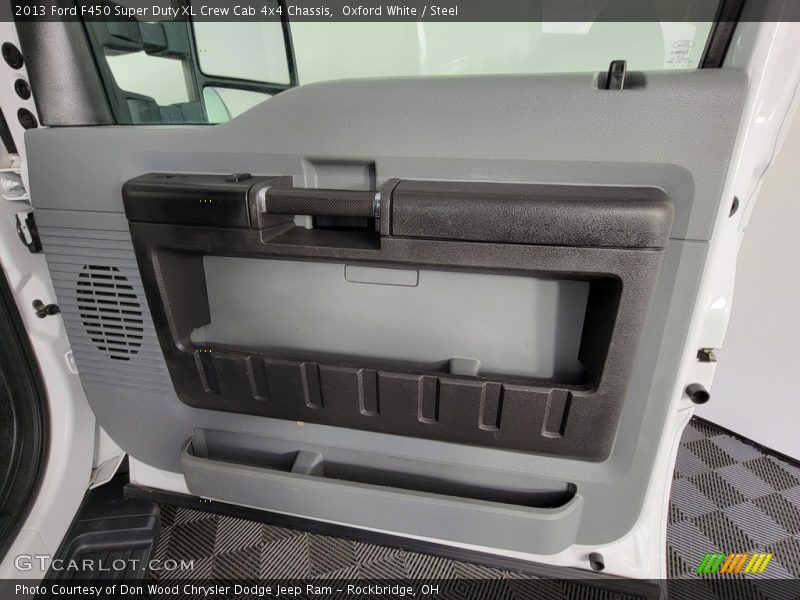 Oxford White / Steel 2013 Ford F450 Super Duty XL Crew Cab 4x4 Chassis