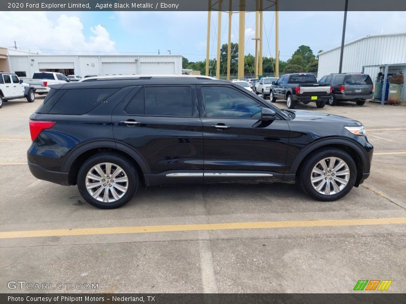 Agate Black Metallic / Ebony 2020 Ford Explorer Limited