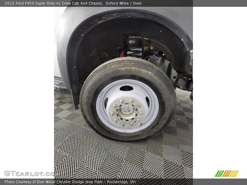 Oxford White / Steel 2013 Ford F450 Super Duty XL Crew Cab 4x4 Chassis