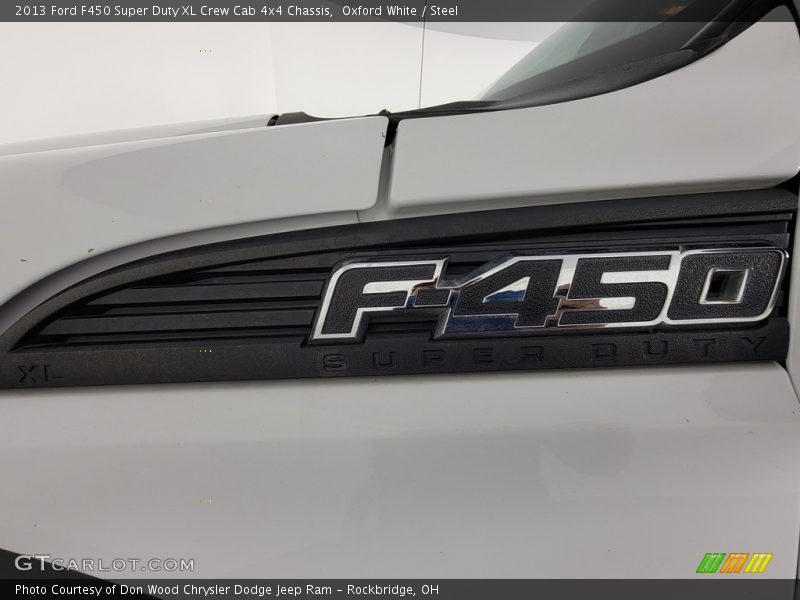 Oxford White / Steel 2013 Ford F450 Super Duty XL Crew Cab 4x4 Chassis