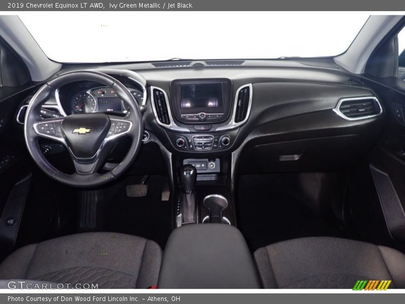 Ivy Green Metallic / Jet Black 2019 Chevrolet Equinox LT AWD