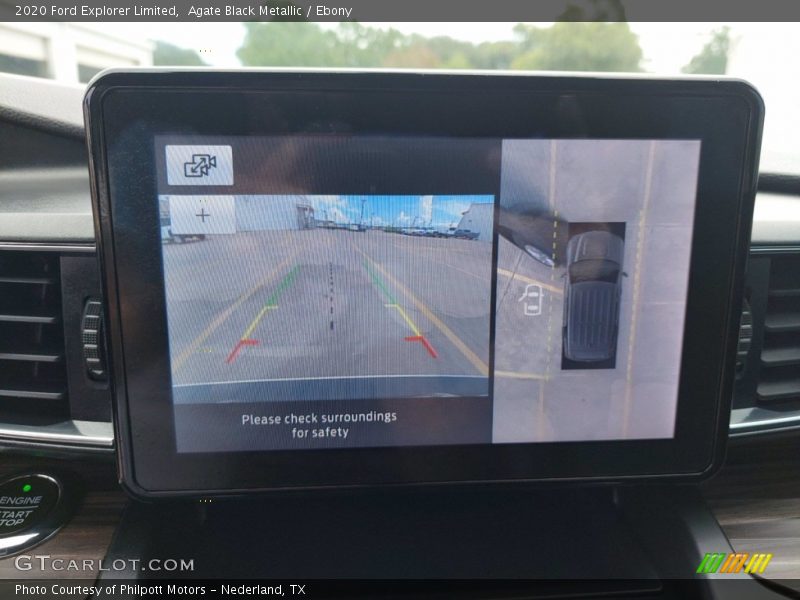 Agate Black Metallic / Ebony 2020 Ford Explorer Limited