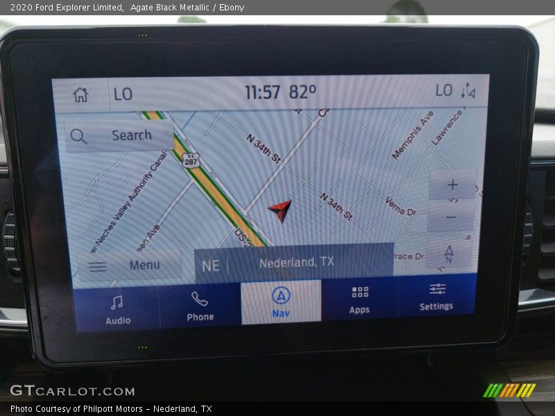 Agate Black Metallic / Ebony 2020 Ford Explorer Limited