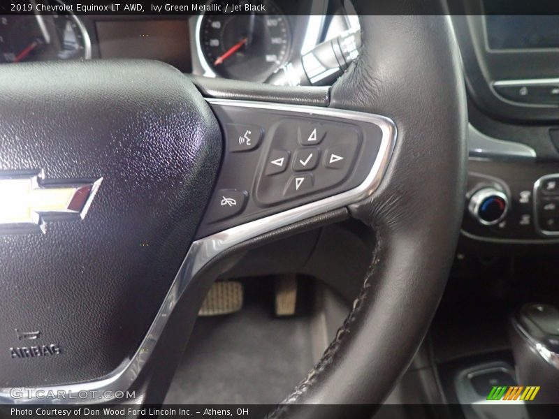 Ivy Green Metallic / Jet Black 2019 Chevrolet Equinox LT AWD