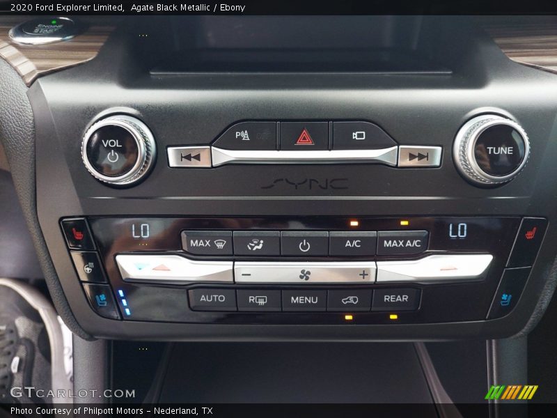 Agate Black Metallic / Ebony 2020 Ford Explorer Limited