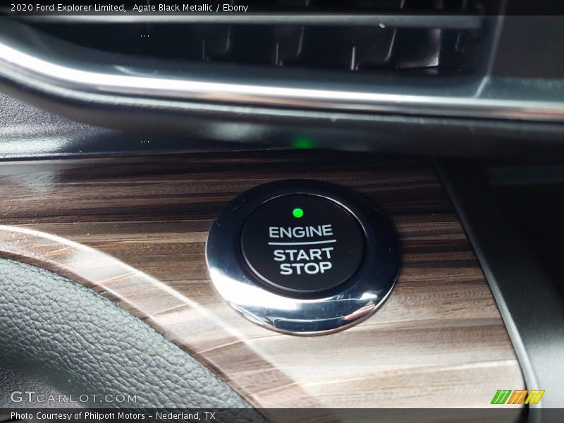 Agate Black Metallic / Ebony 2020 Ford Explorer Limited
