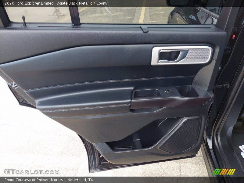 Agate Black Metallic / Ebony 2020 Ford Explorer Limited