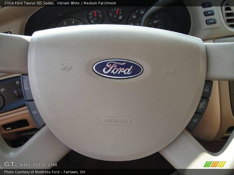 Vibrant White / Medium Parchment 2004 Ford Taurus SES Sedan