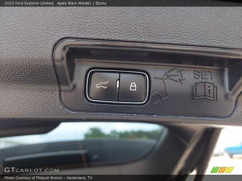 Agate Black Metallic / Ebony 2020 Ford Explorer Limited