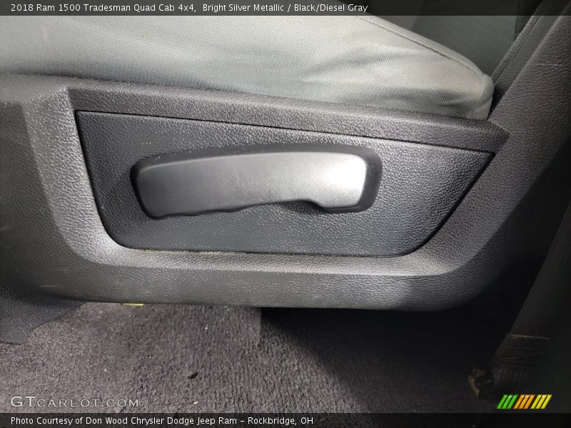 Bright Silver Metallic / Black/Diesel Gray 2018 Ram 1500 Tradesman Quad Cab 4x4