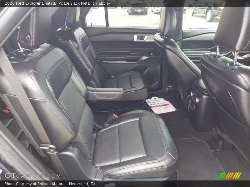 Agate Black Metallic / Ebony 2020 Ford Explorer Limited