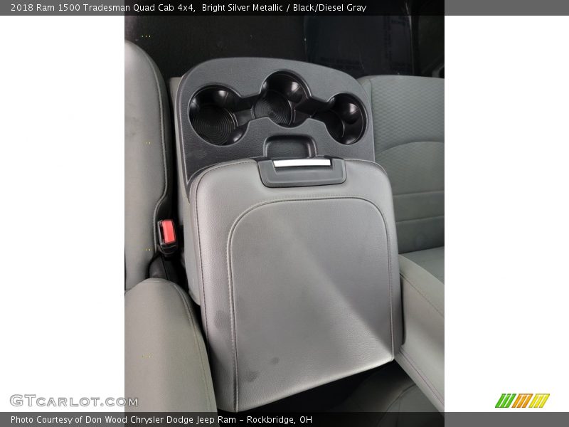 Bright Silver Metallic / Black/Diesel Gray 2018 Ram 1500 Tradesman Quad Cab 4x4