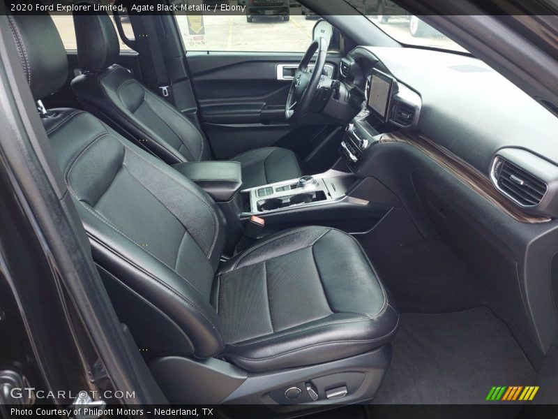 Agate Black Metallic / Ebony 2020 Ford Explorer Limited