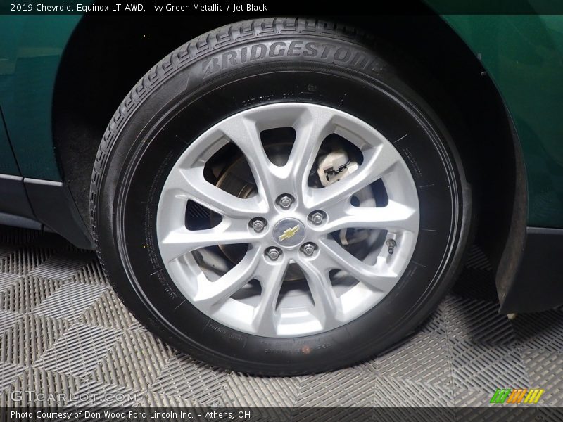 Ivy Green Metallic / Jet Black 2019 Chevrolet Equinox LT AWD