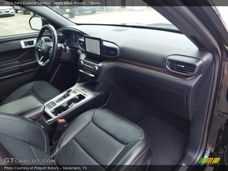 Agate Black Metallic / Ebony 2020 Ford Explorer Limited