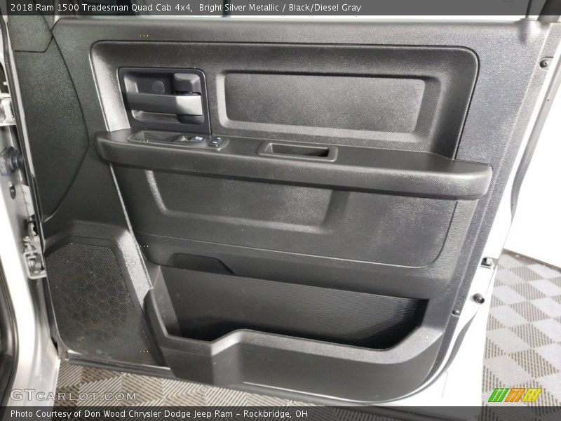 Bright Silver Metallic / Black/Diesel Gray 2018 Ram 1500 Tradesman Quad Cab 4x4