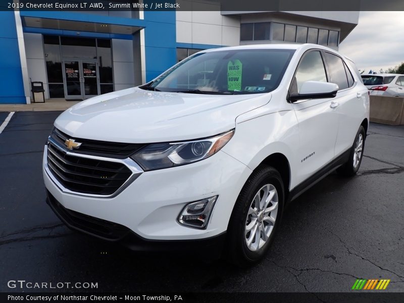 Summit White / Jet Black 2019 Chevrolet Equinox LT AWD