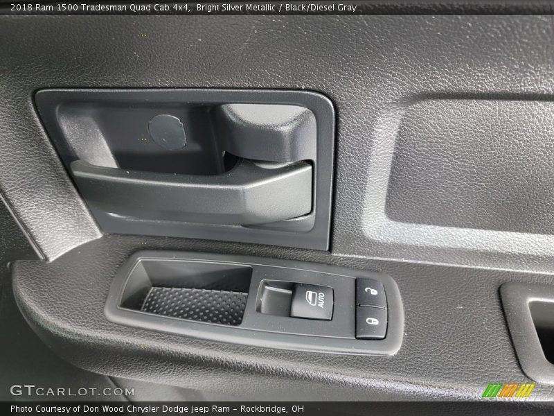 Bright Silver Metallic / Black/Diesel Gray 2018 Ram 1500 Tradesman Quad Cab 4x4