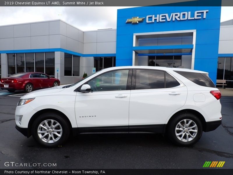 Summit White / Jet Black 2019 Chevrolet Equinox LT AWD