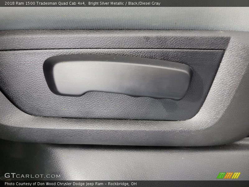 Bright Silver Metallic / Black/Diesel Gray 2018 Ram 1500 Tradesman Quad Cab 4x4