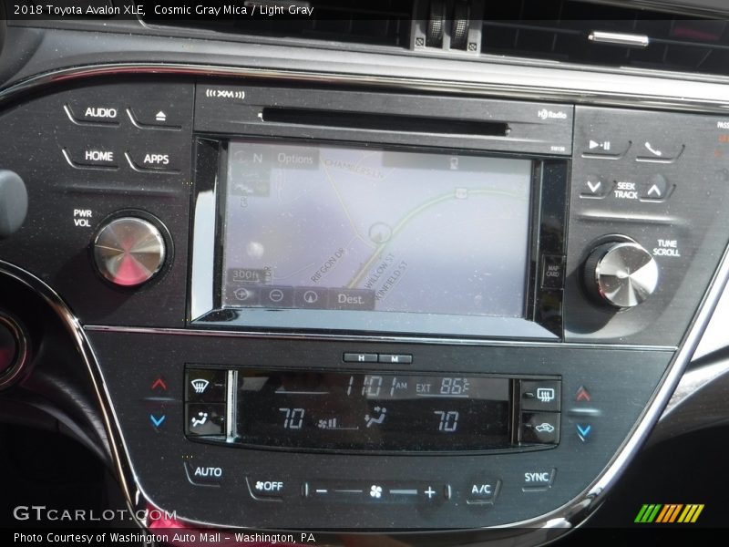 Cosmic Gray Mica / Light Gray 2018 Toyota Avalon XLE