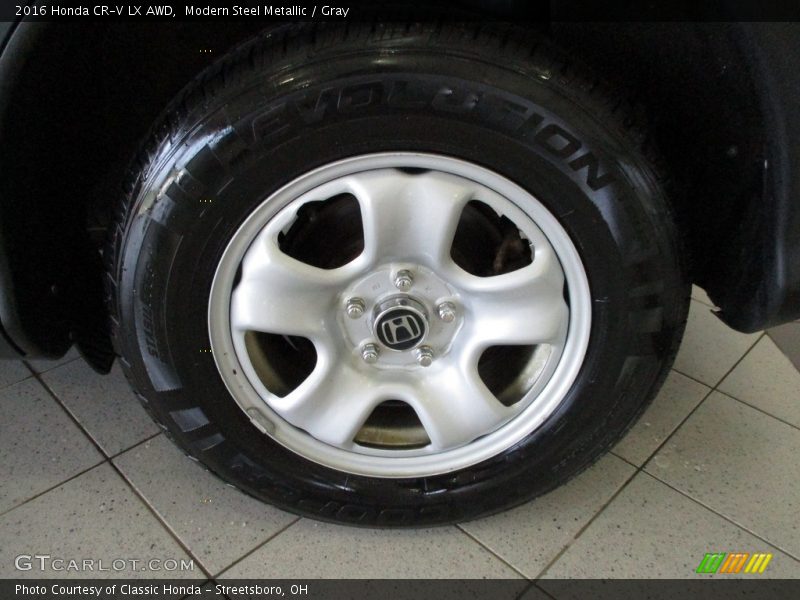 Modern Steel Metallic / Gray 2016 Honda CR-V LX AWD