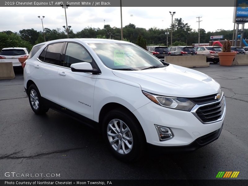 Summit White / Jet Black 2019 Chevrolet Equinox LT AWD
