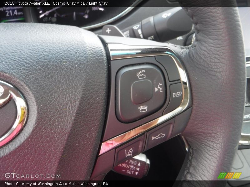Cosmic Gray Mica / Light Gray 2018 Toyota Avalon XLE