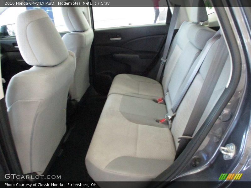 Modern Steel Metallic / Gray 2016 Honda CR-V LX AWD