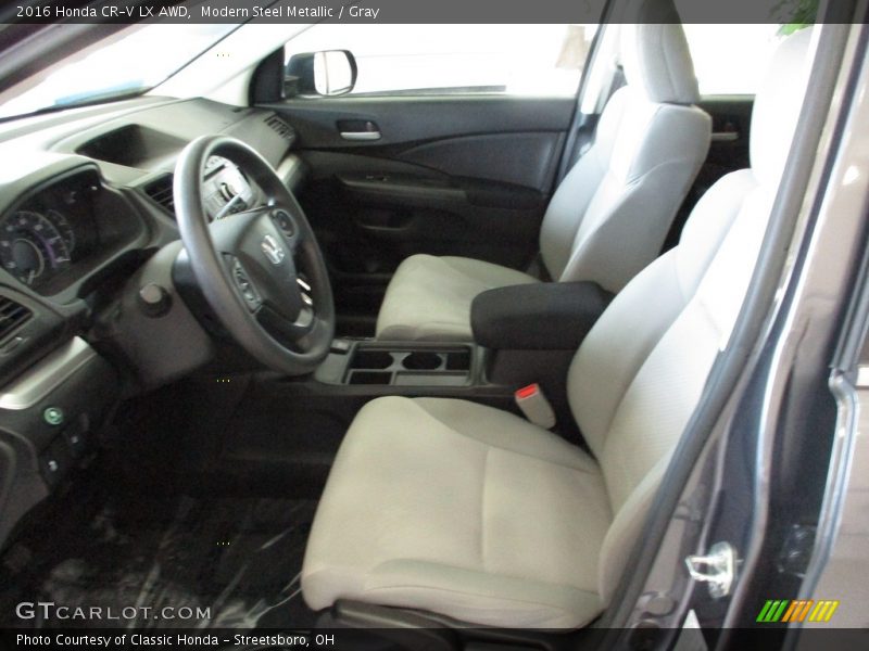 Modern Steel Metallic / Gray 2016 Honda CR-V LX AWD