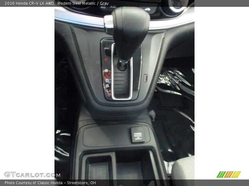 Modern Steel Metallic / Gray 2016 Honda CR-V LX AWD