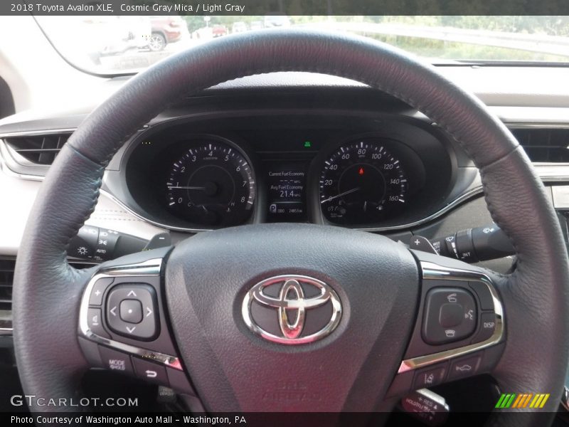 Cosmic Gray Mica / Light Gray 2018 Toyota Avalon XLE
