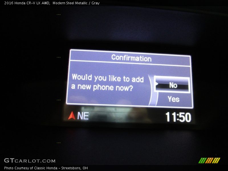 Modern Steel Metallic / Gray 2016 Honda CR-V LX AWD