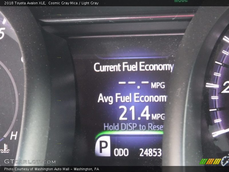 Cosmic Gray Mica / Light Gray 2018 Toyota Avalon XLE