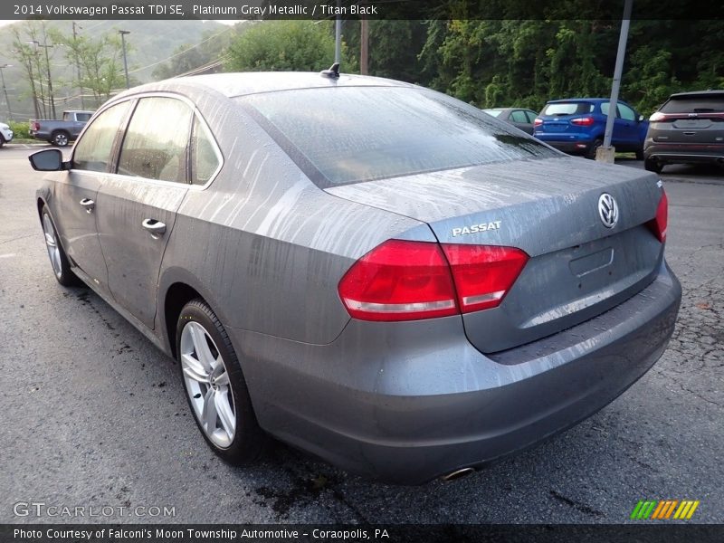 Platinum Gray Metallic / Titan Black 2014 Volkswagen Passat TDI SE