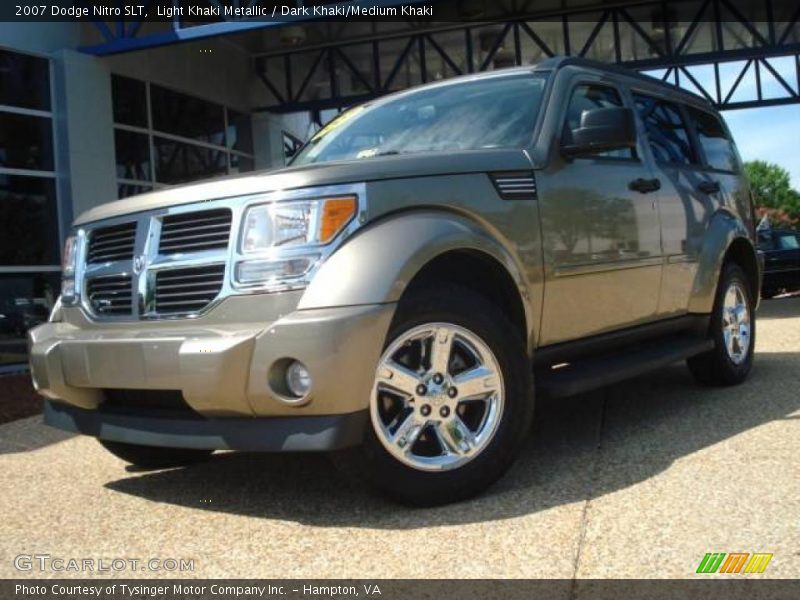 Light Khaki Metallic / Dark Khaki/Medium Khaki 2007 Dodge Nitro SLT